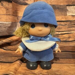 Vtg 1989 Precious Moments Enesco Hi Babies I ❤️ Mom"Doll Blue Outfit 5" January